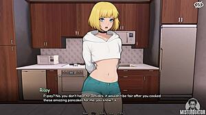 trapped in bunker with horny petite femboy teen craving cumshot sex