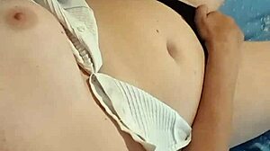 Milf Secretary's Subtle Outdoor Finger Tease