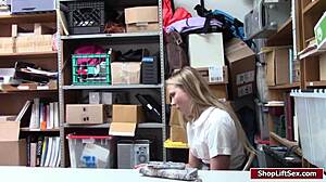i caught this teen shoplifter and fucked her hard pov