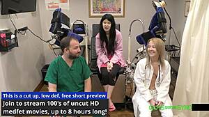 Doctor Tampa's cum extraction with anal fingering and spreading by nonbinary nurses.