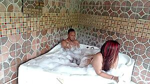 Padrastro fucks me in jacuzzi ass so good! 🛁🍑😍