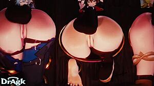 Watch sluts sucking cocks through glory holes in hot compilation.