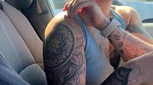 Girl Fixes Stuck Sports Bra in Gym Parking Lot Struggle