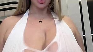 milf wife with huge saggy tits craves two cocks... licks nipples ready!! 😍🍒🍆