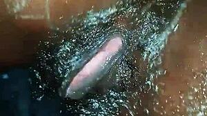 sexyrita bathes dances flaunts big clit pussy boobs then milfs bbc blowjob deep