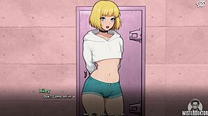 trapped in bunker with horny petite femboy teen craving cumshot sex