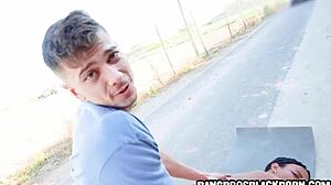 i love watching this hot colombian ebony babe assfucked outdoors publicly
