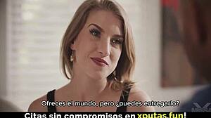 cute busty glasses girl loves her spanish sub fuck 😍🔥
