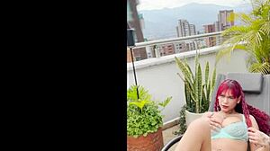 Scarlette Flame's Huge Tits Bounce As Fat Creampie Fills Her Tight 18-Year-Old Latina Pussy