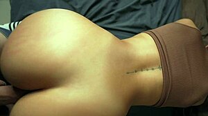 Stepsister returns horny from gym. I fuck her tight