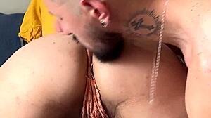 Redhead girlfriend twerks swallows dick cums hard doggy style rough homemade