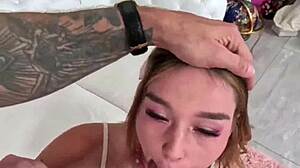 bryan gozzling licks della cates wet pussy then fucks her deep