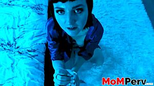 tattooed stepmom jane dove teaches college boy pov sex