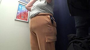 Wow! Big-Ass Curvy MILF Satin Panties Change!