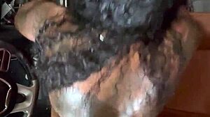 Gay ebony duo rides monster black cock bareback to sloppy creampie