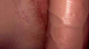Soft Petite Redhead Gobbles Monster Dildo Close-Up
