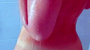 Tanned Latina Babe's Steamy Shower Turns Wild!