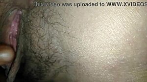 spread wide mature babe's tight pussy creampied deep inside