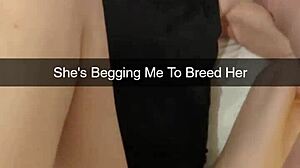 ovulating milf begs daddy breed her cheating creampie