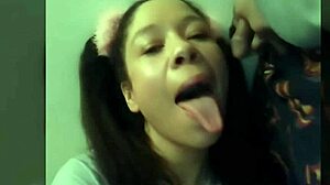 watch me tongue-fuck him senseless
