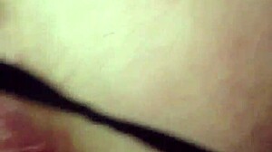 tranny stuffs huge cucumber for massive cumshot explosion