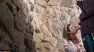 Fucked hardcore in dungeon by kinky handcuffs erin electra!