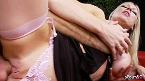 Hey huge tits blonde, lingerie lapdance then no-condom fuck?