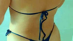 Tanned Latina Babe's Steamy Shower Turns Wild!