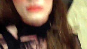 tranny stuffs huge cucumber for massive cumshot explosion