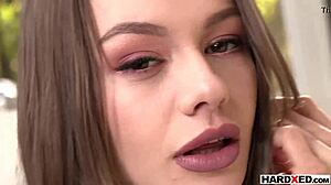 Tiny Blonde Spinner Craves Rough ATM Anal and Big Cock