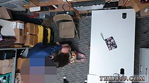 Blonde Police Officer’s Big Tits Tempt Office Associates