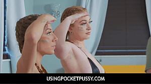 Military Teen Callie Black Dani Blu Free Use Pocket Pussy Camp