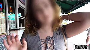kitty caprice cums hard in public pickup!