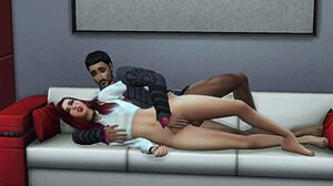 jennifer's redhead teen ass gets boss creampie fucked hard in sims 4 oral anal action