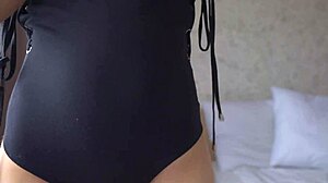 stepmom tries on lingerie shaking that perfect juicy ass tease
