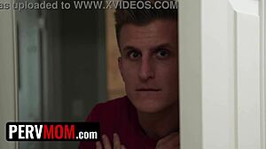 pervmom! horny stepson pranks stepmom's slick holes with cock!