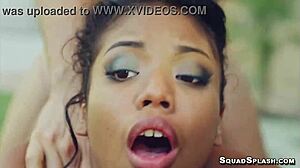 nia nacci swallows massive white dick down her throat?