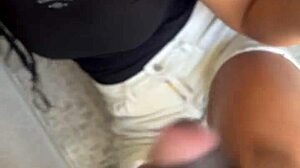 stepsis bestie brunette deepthroats my cock deliciously