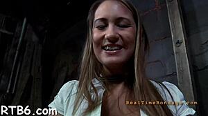 HUNG HOTTIE SPANKED AND PUNISHED IN GARAGE!