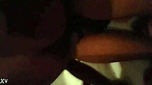 hot skinny slut on all fours takes my cock