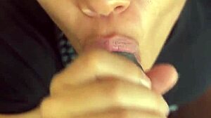 stepsis bestie brunette deepthroats my cock deliciously