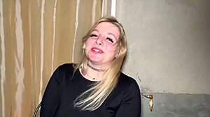French Blonde Amateur's Tempting First Threesome Encounter