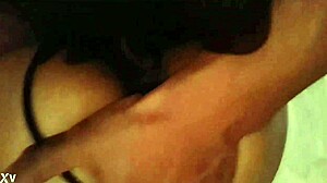 hot skinny slut on all fours takes my cock