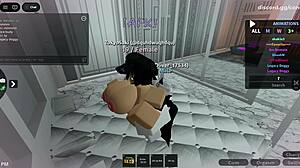 wanna see this monster cock destroy tight pussy in roblox condo??