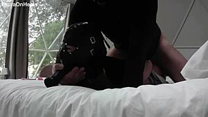 submissive milf moans throated by dildo fucked rough big ass tits lingerie compilation