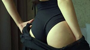 stepmom tries on lingerie shaking that perfect juicy ass tease