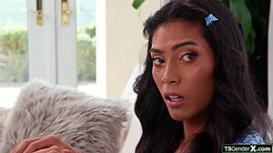 hot trans babysitter's asslick ready who resists