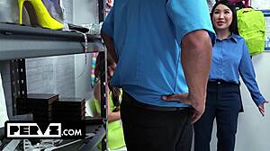 Caught Stealing Lingerie? Guard And I Fuck Out Of Jail