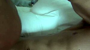 Sexy brunette bella reese rides huge cock in pool tub