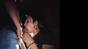 Indian shemale endures intense gangbang pounding on rocking train ride
